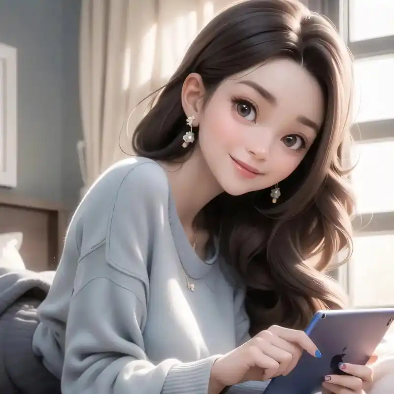 女生头像95看看这是不是像正在追剧的你96 979797原创图片