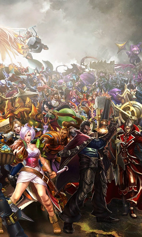 英雄联盟lol全家福-3d桌面壁纸