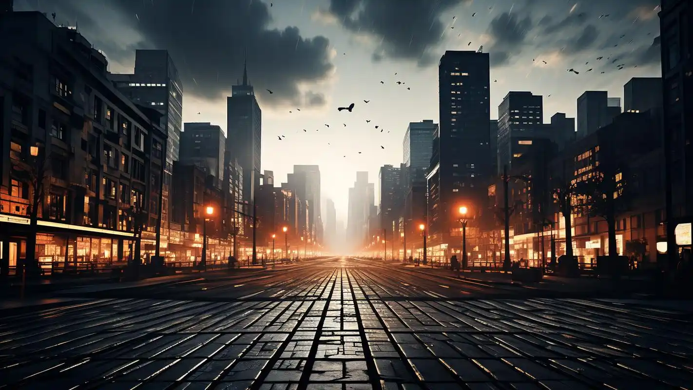 94黑白城市壁纸,简约而不失高级感90 黑白城市壁纸来啦!