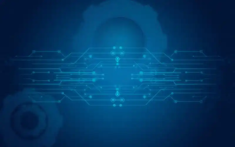 蓝色科技感线条活动ppt背景