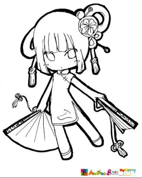 q版日系人物简笔画