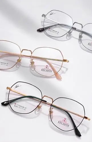 克莱顿眼镜框女近视防辐射超轻纯钛复古圆大脸眼睛框大框防蓝光镜