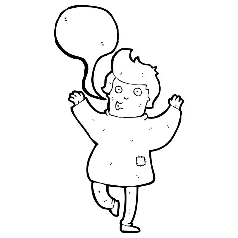 男人在衣服上的补丁