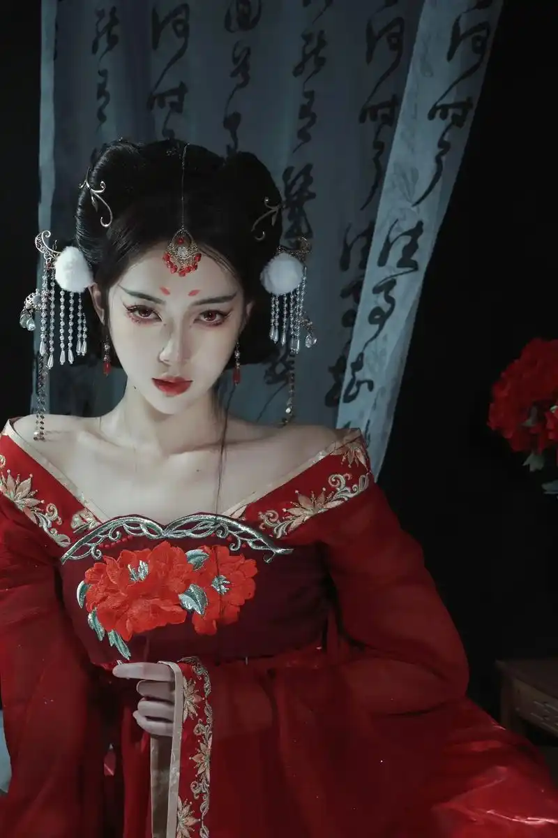 原创古风计划 #狐妖仿妆 #给自己拍写真挑战 #古风