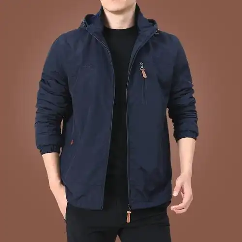 户外男士外套秋冬季2024新款中年男装秋装上衣服加绒夹克男春秋厚
