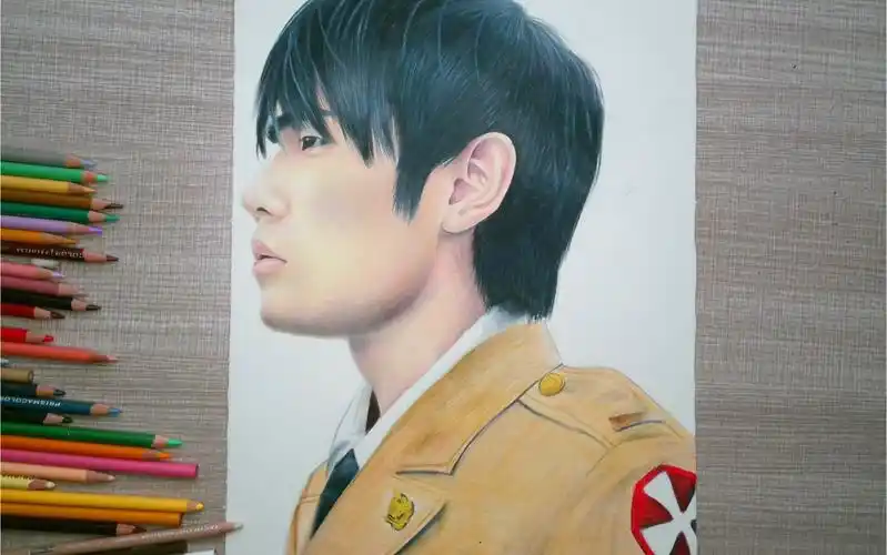 彩铅手绘周杰伦.无与伦比,为杰沉迷!