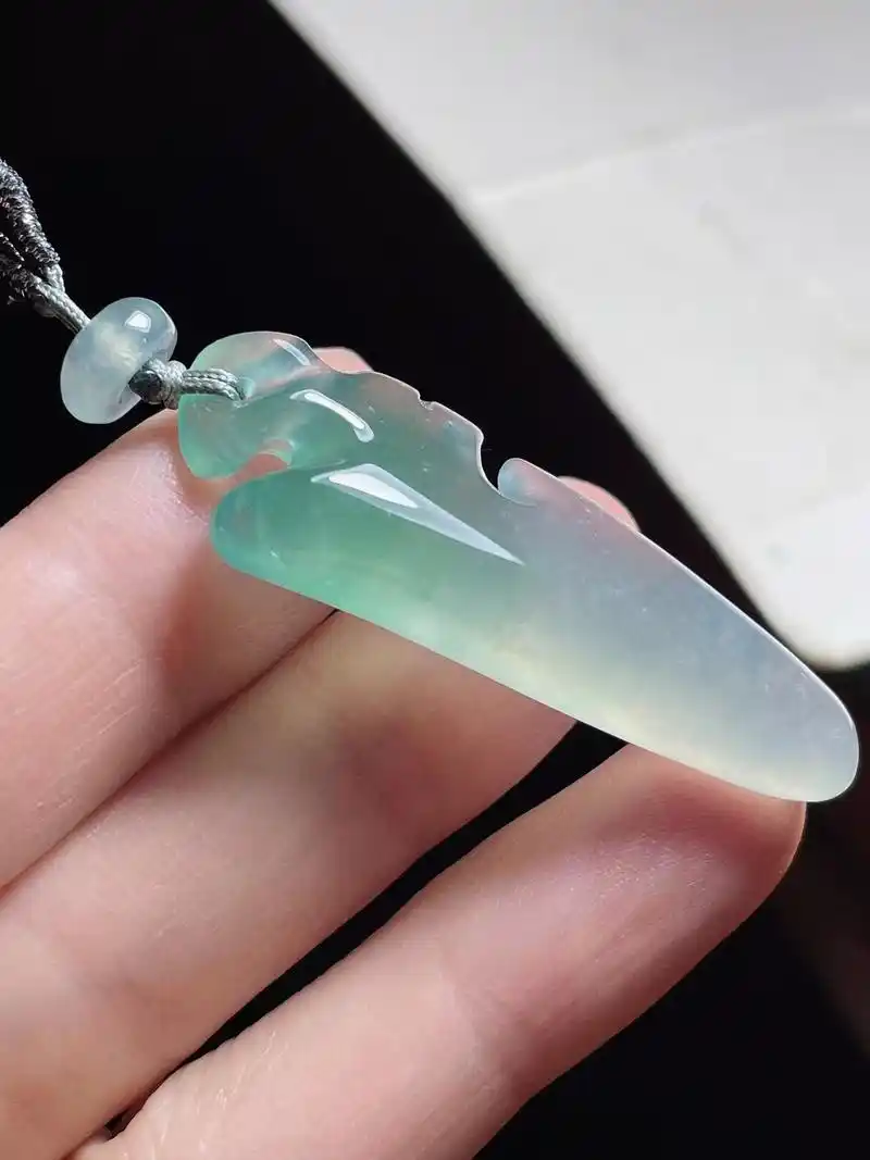 冰晴随形,完美配顶珠,尺寸43-15-8mm