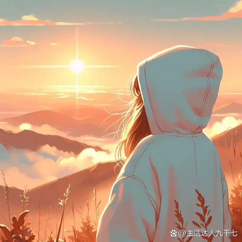 阳光女孩头像:接受岁月的伤,继续仰望生活的光.#最靓头像壁纸征集赛