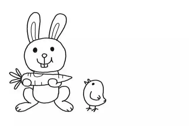 农场里的小动物简笔画农场里的小动物彩色画法步骤教程
