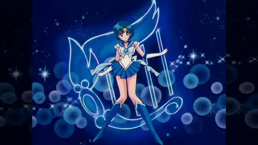 美少女战士ss水兵水星水晶力量变身与必杀技1080p高清修复_哔哩哔哩