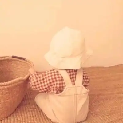 微信情侣头像萌娃背影