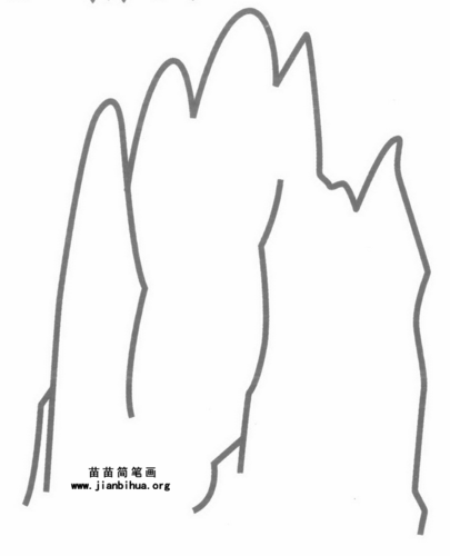 五指山简笔画图片教程