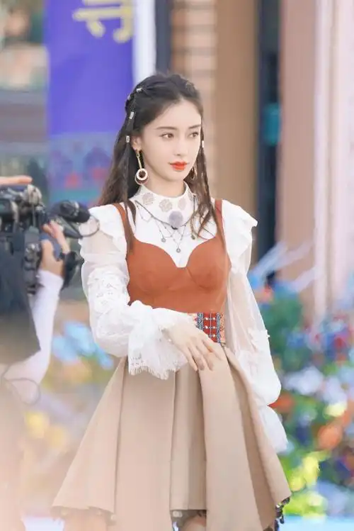 angelababy奔跑吧西域公主造型