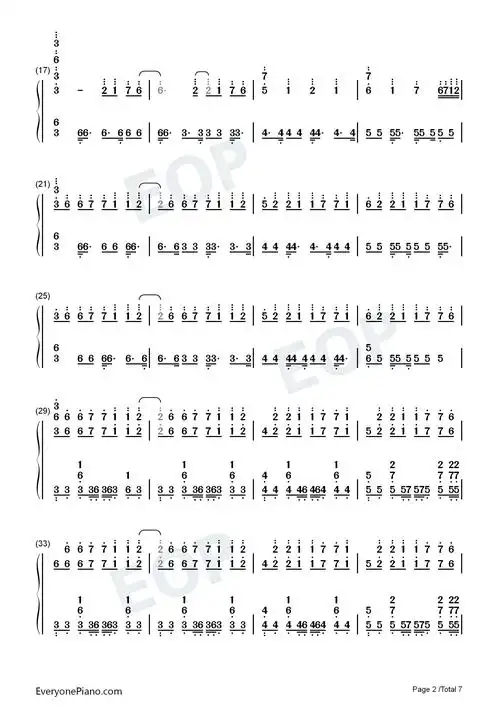 timeback节奏感强的纯音乐抖音超火bgm双手简谱预览2