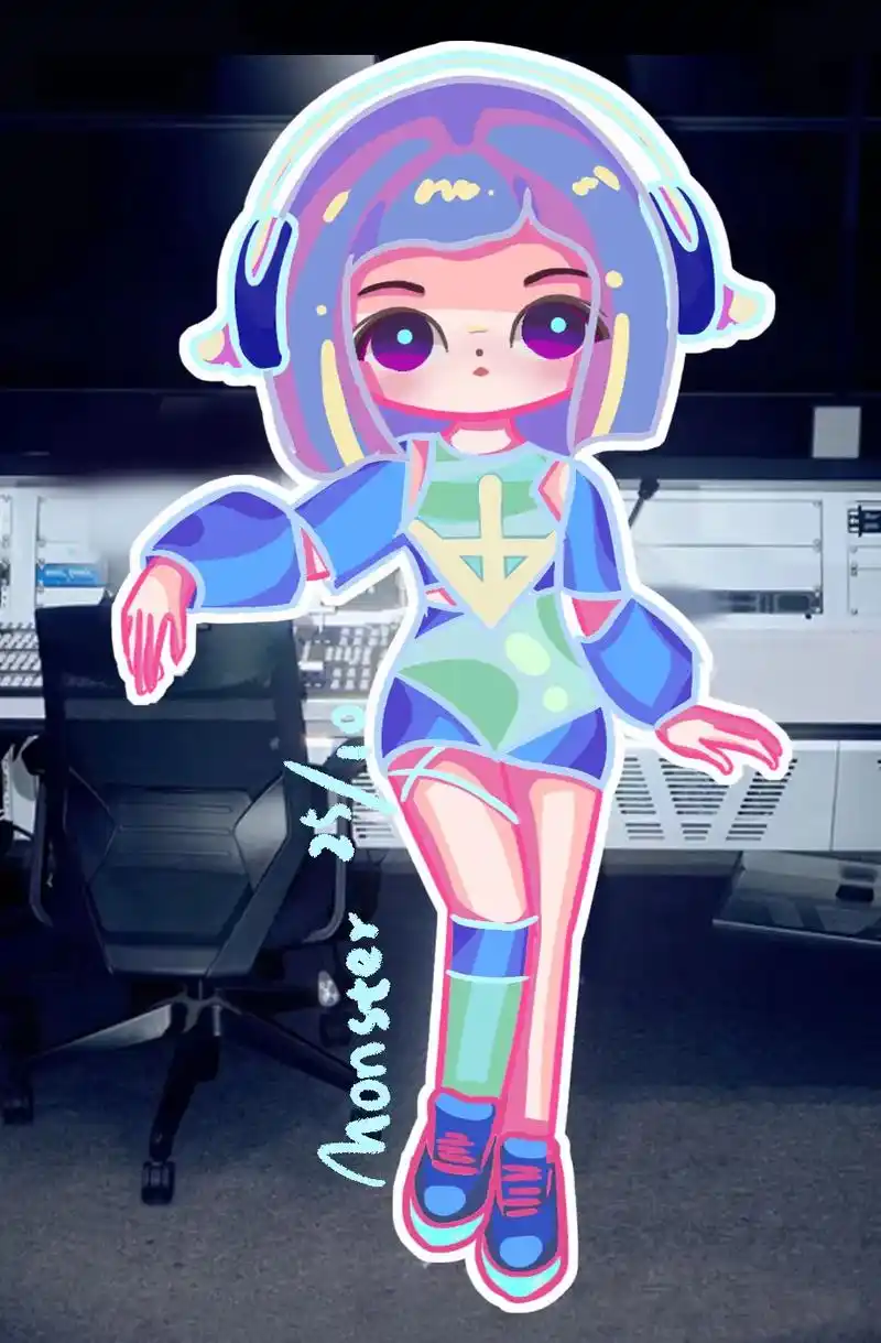 q版关晓彤.hi,好久不见,要把今天变成彩色96 #绘画 # - 抖音