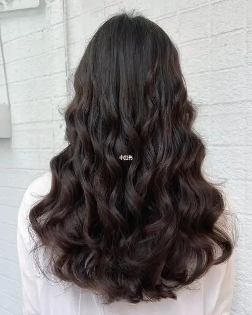 中长发烫这种水波纹慵懒感蛋蛋卷超好看!