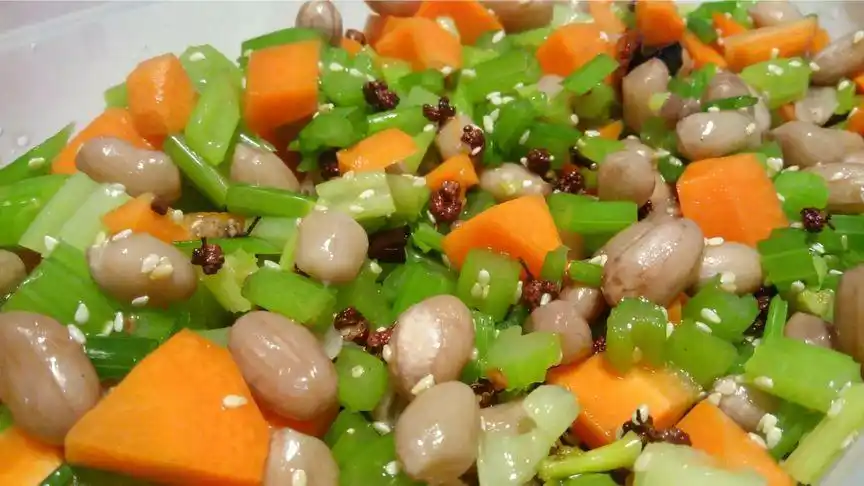 凉拌菜系列  凉拌花生米  爽口小菜  麻香脆爽  早餐绝配