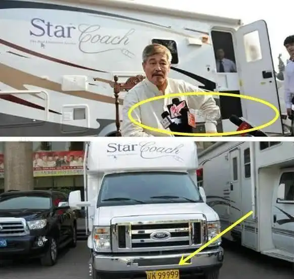 成龙这台500万房车,比赵本山尾号99999房车还稀缺,但洗车却尴尬