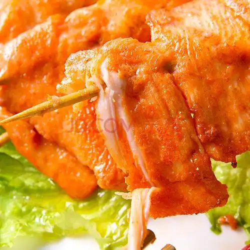 里脊肉新鲜冷冻里脊肉片烧烤食材串串香小饼夹肉手抓饼里脊肉50串【图