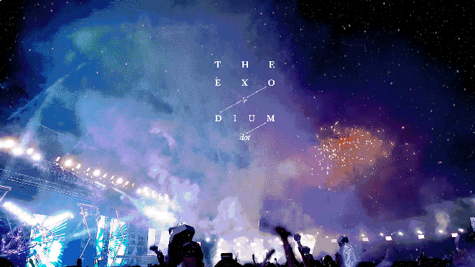 exo的应援海是我见过最美的!