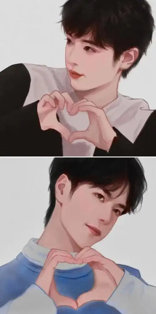 百香果博君一肖漫画里走出来男孩 - 无无 - 抖音