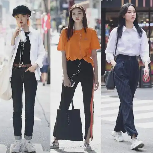 首尔街拍韩国女生时髦有型的穿搭指南