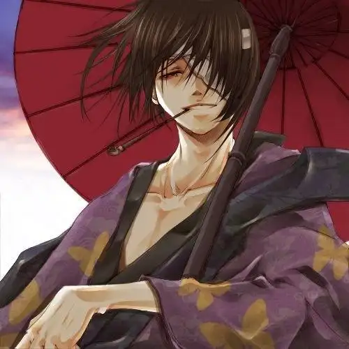 求一个男生在雨中打伞哭泣的照片 动漫的