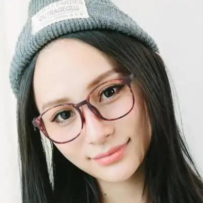 超轻tr90近视眼镜框女长脸可配韩国眼镜架男平光眼睛大框镜框潮