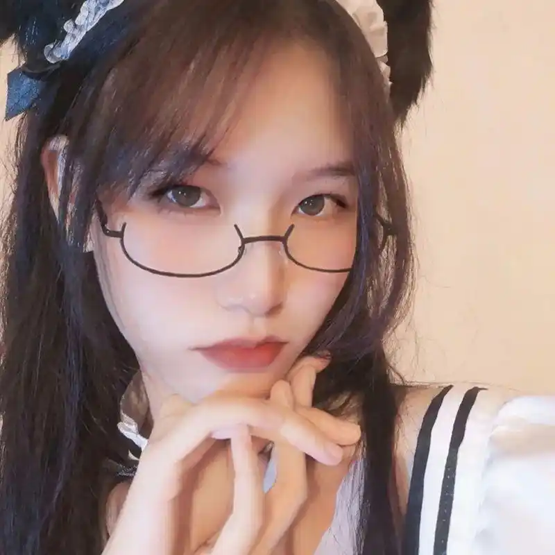 cosplay下半框禁欲装饰眼镜网红二次元御姐j cosplay下半框禁欲装饰