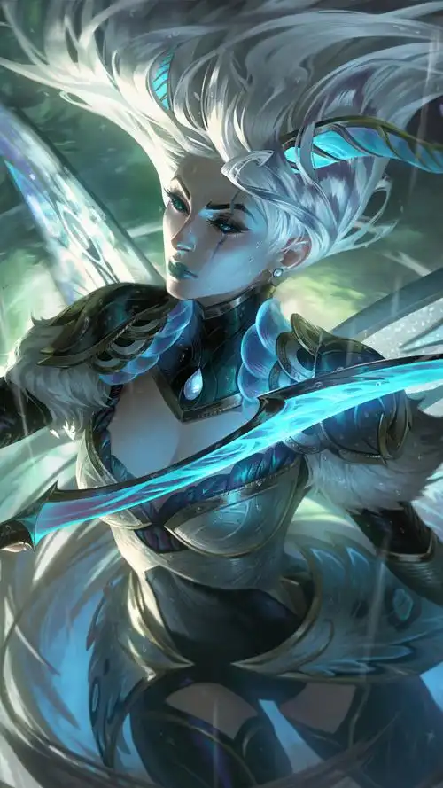 lol英雄联盟 不祥之刃 卡特琳娜 katarina 花仙骑士 手机壁纸