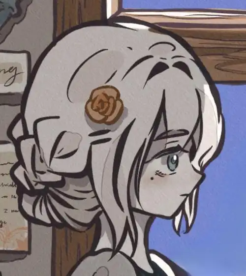 动漫女生头像/唯美 画师:阿鸢(xhs)