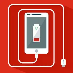 手机充电图标照片