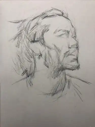 德里克罗斯德里克罗斯素描头像视频绘制步骤