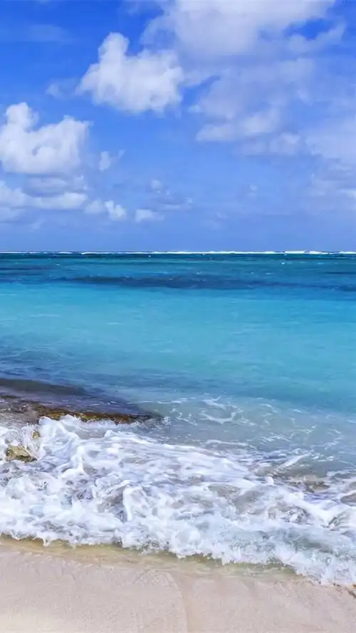 蓝色海洋,高清图片,手机锁屏桌面-壁纸族