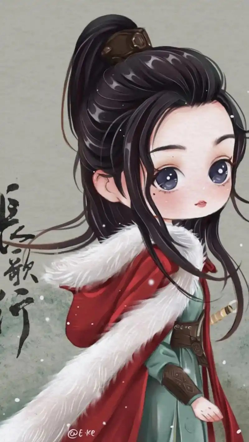 长歌行手绘图#歌隼 皓嫣#明星手绘图片转载#插画壁纸#高清 - 抖音