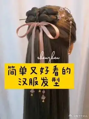 给女儿穿古装怎么能不扎个古代的发型,看这里三分钟教你学会