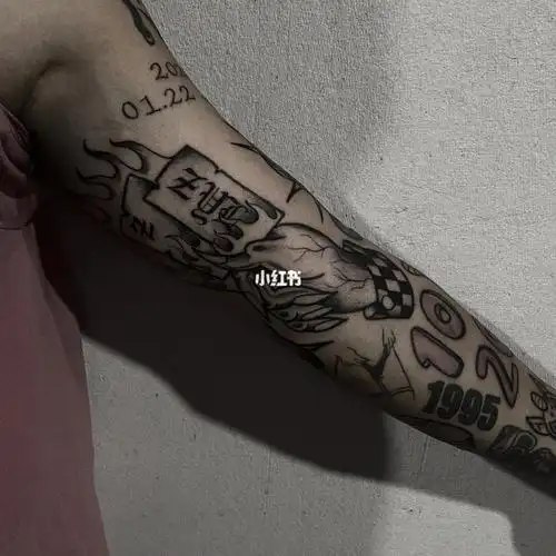 手纹身扑克牌纹身