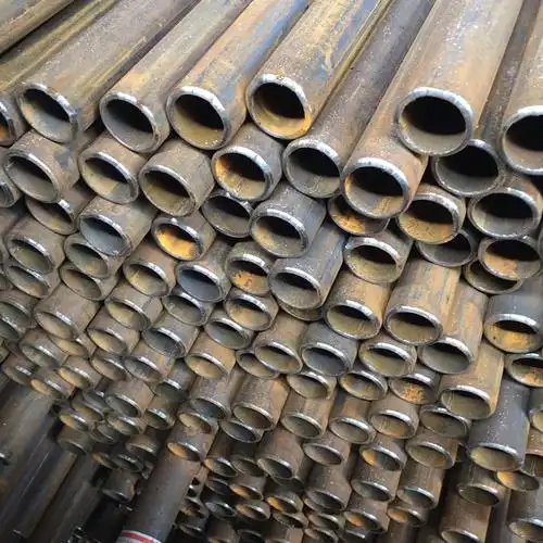 焊管dn25直缝高频焊接钢管排水圆管1寸铁管广东管材现货批发配送-五阿
