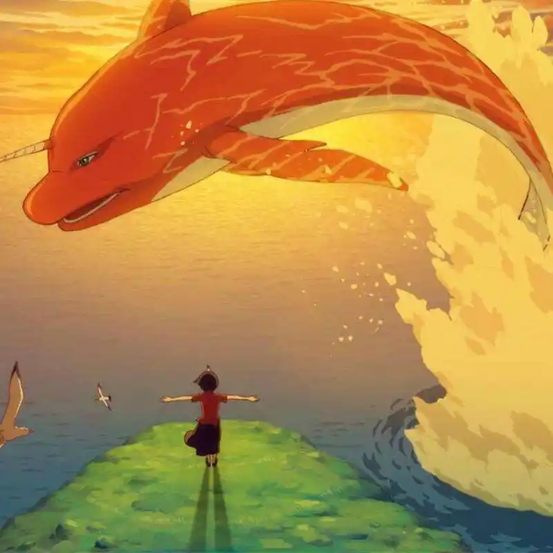 大鱼海棠观后的感想 北冥有鱼,其名为鲲,鲲之大,不知其几千里也.