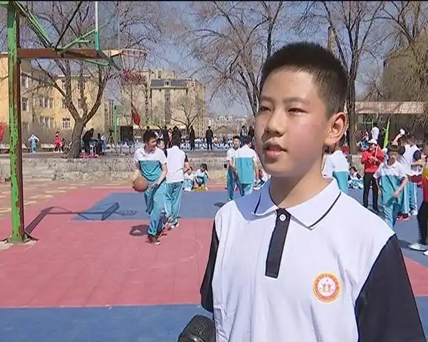 林口县第二中学:篮球赛场 青春飞扬
