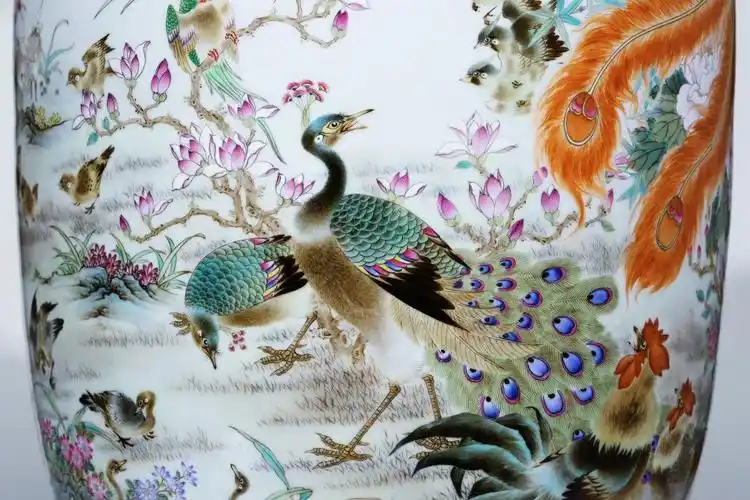 百鸟朝凤图(百鸟朝凤图唐伯虎真迹)