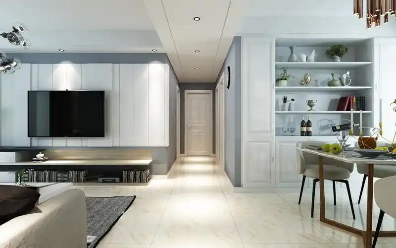 绿地新都会125平装修效果图极简主义