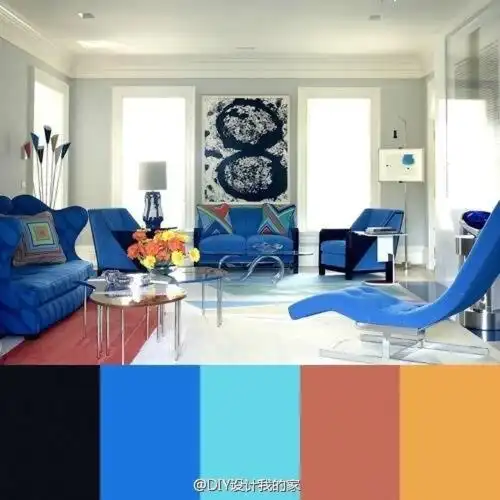 室内中的色彩搭配.