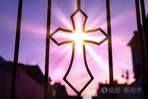 基督教的宗教模式. 美丽的背景