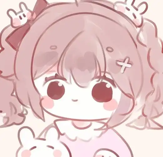 可爱插画闺蜜头像