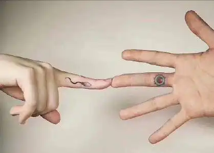 情侣纹身 20款520创意情侣成对纹身图案