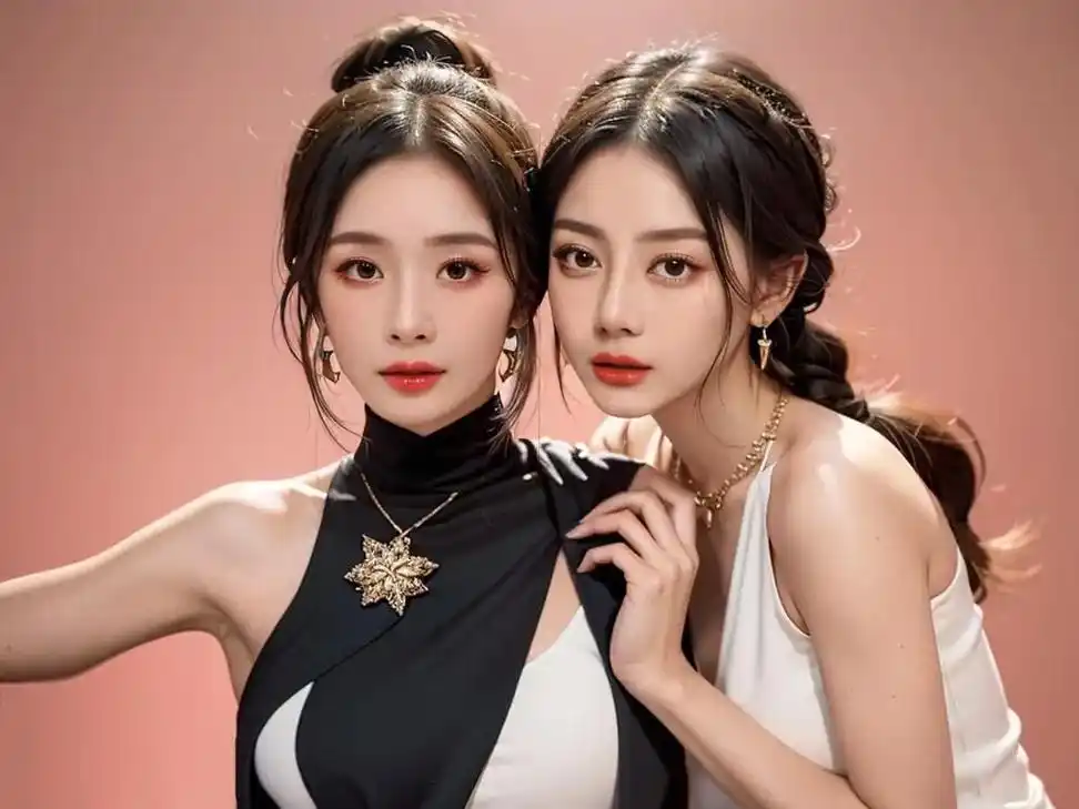 杨幂迪丽热巴闺蜜照.