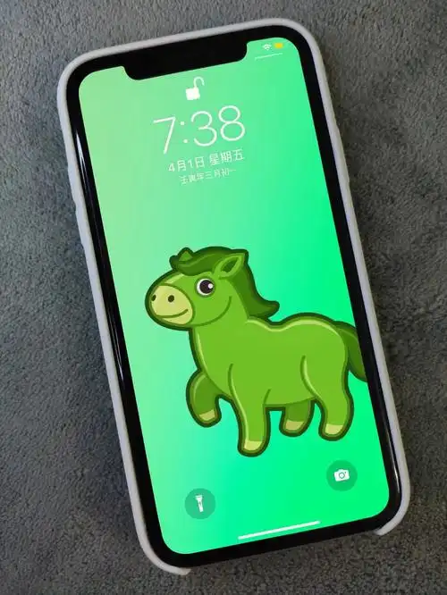 绿色壁纸莫名想笑保持绿马