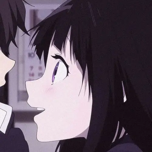 《冰菓》 #动漫头像##情侣头像