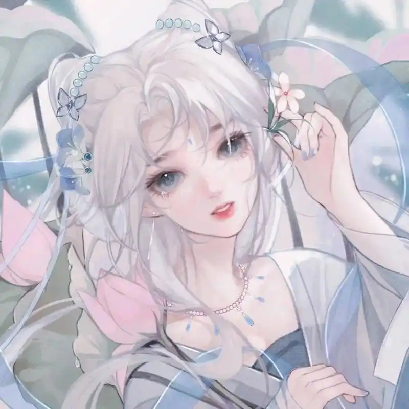 古风精美女生头像荒唐的不是岁月是成长